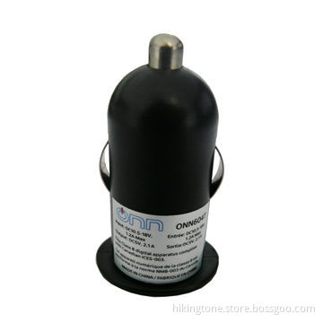 Car charger for smartphone with output 1+2.1A